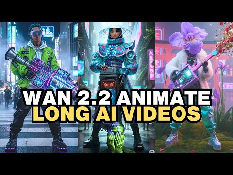 WAN 2.2 Animate ComfyUI Create Realistic Motion from Any Image (GGUF)