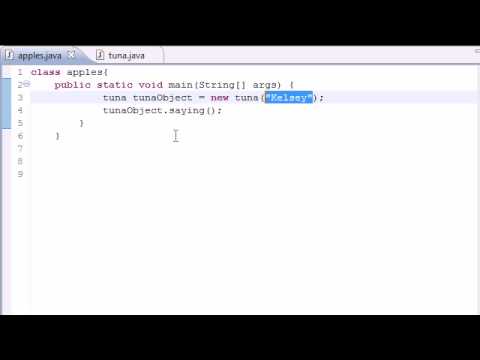 Java Programming Tutorial - 17 - Constructors