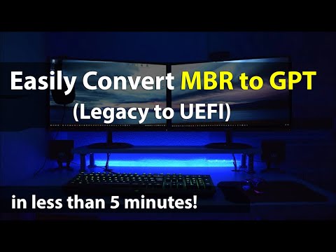 How to convert your storage from MBR to GPT