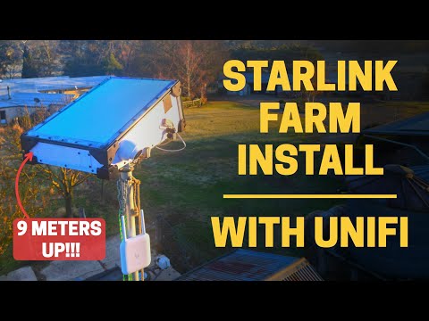 I put my new Starlink dish 9 meters up in the air