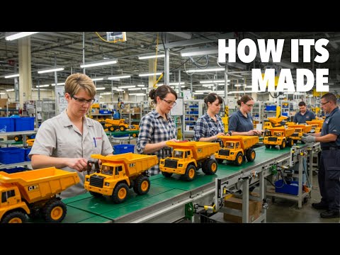 How The Original Tonka Truck is Made in Factory!