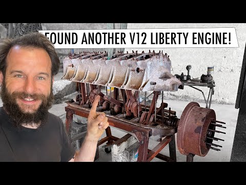 DISMANTLING A WW1 AIRCRAFT V12 ENGINE!