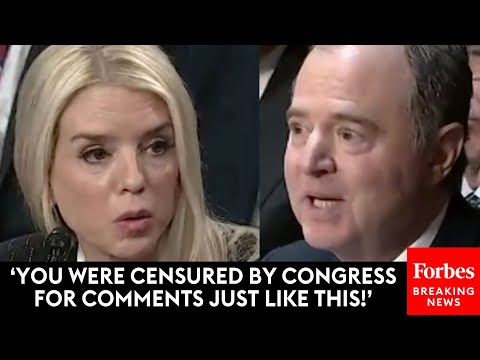 'I Can't Believe You're Asking Such A Question!': Pam Bondi And Adam Schiff Have Shock Clash
