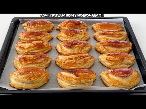 ÖYLE BİR YÖNTEMLE YAPTIM Kİ❗HEM YUMUŞACIK HEMDE İÇİ KAT KAT OLDU😍EN LEZZETLİ EN KOLAY POĞAÇA TARİFİ💯