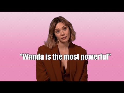 Elizabeth Olsen being iconic for 3 minutes