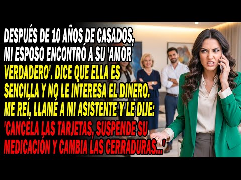 Tras 10 Años, Mi Esposo Halló Su 'Amor Verdadero'😡Y Pidió El Divorcio💔 Me Reí Y Llamé A Mi Asistente