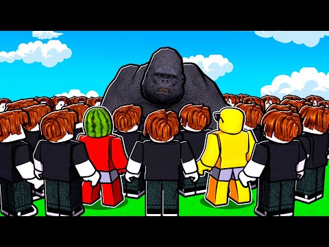 100 Players vs 1 Gorilla