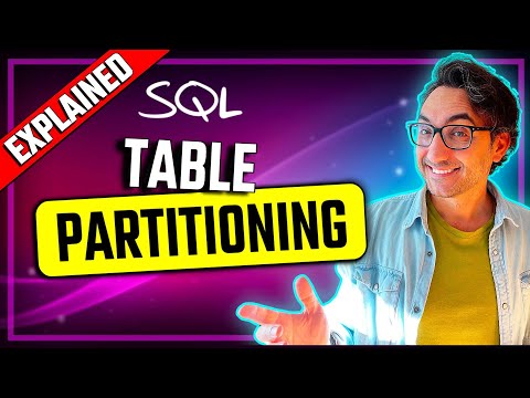SQL Table Partitioning (Visually Explained) | Optimize Big Table Performance | #SQL Course 42