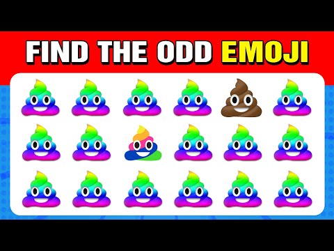 60 puzzles for GENIUS | Find the ODD One Out - Emoji Edition π