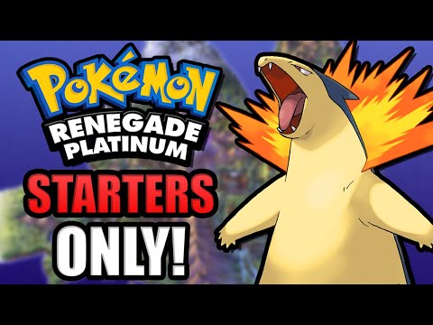 Pokémon Renegade Platinum Hardcore Nuzlocke - Starters Only Romhack! (No items, No overleveling)