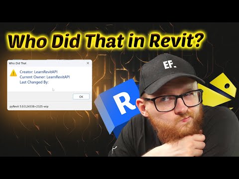 Ever asked "Who Did That" in Revit? Let's find out with Revit API