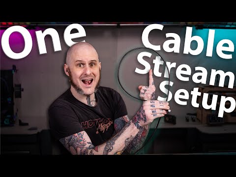 One Cable Live Streaming Setup on a Budget!