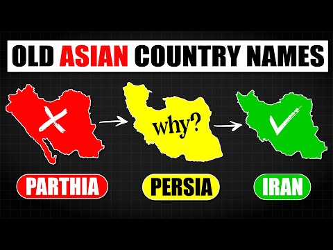 The Old Names Of ASIAN Countries (& Why They Changed)