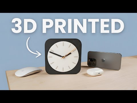 I Made Apple’s Widget Clock (with 3D Printing)