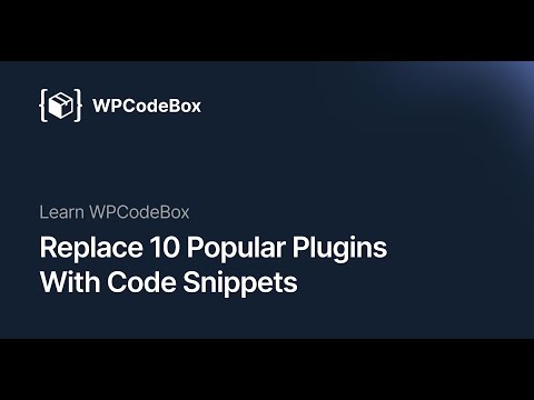 10 Popular WP Plugins To Delete & Replace With a Code Snippet
