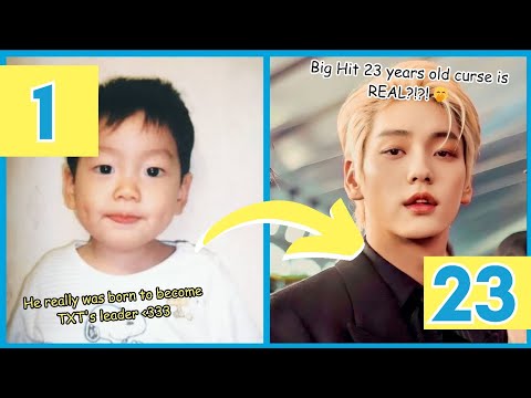 watch TXT Soobin grow up from 1 to 23 years old (kinda emotional 🥺)