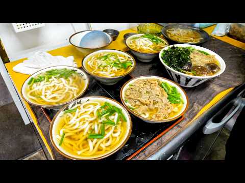 早朝2時スタート夫婦二人三脚で港町の労働者を支えるコスパ最強うどん食堂