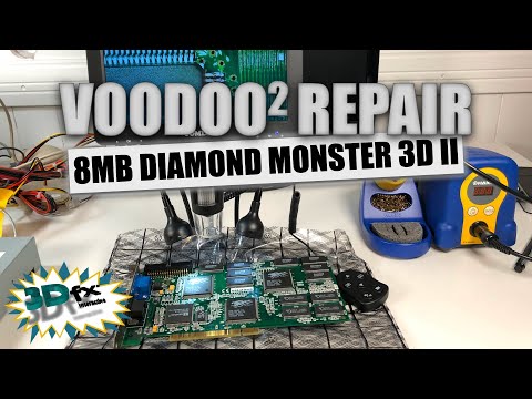 Troubleshooting and Repairing a 3Dfx Voodoo 2!