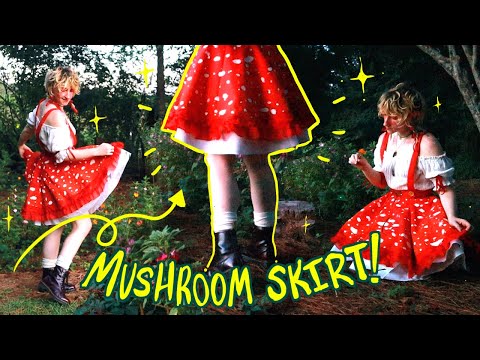 I MADE THE MUSHROOM SKIRT ๐('twas whimsical)