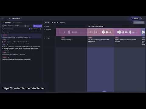 Table reading of Man from earth