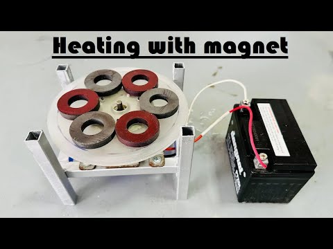Heating with magnet. How to make Induction stove with magnets