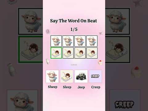 Say the Word on Beat π§ | If You Miss the Beat, You Lose β οΈ #saythewordonbeat #viral #rhythmchallenge