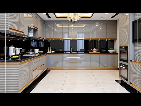 200 TRENDY Modular Kitchen Design Ideas 2025 | Modern Kitchen Colour Trends P2
