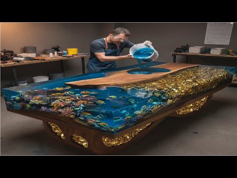 How I Made Hundreds of Thousands of Dollars Building the Most Luxurious Epoxy Tables