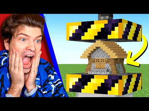 😱Я Затроллил друга и РАЗДАВИЛ ЕГО ДОМ Гидравлическим Прессом в Майнкрафт..