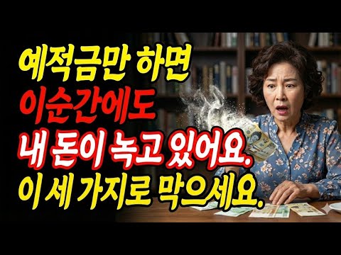 착하게 예금만 했다가 벼락거지! 내년 오기 전 통장에서 '이 돈' 지금 당장 옮기세요ㅣ오디오북ㅣ노후자산
