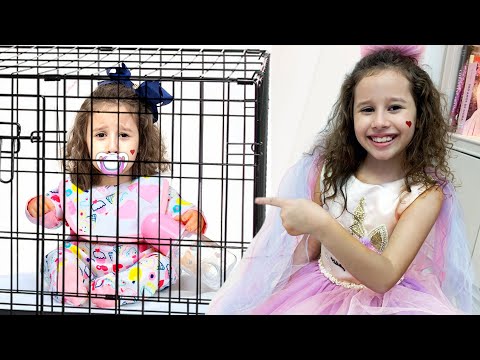 👋🏻 LIBRAS 👋 Valentina e a sua irmã bebê