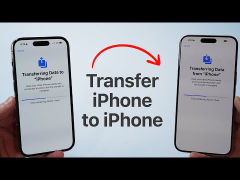 (NEW) How to Transfer ALL DATA from old iPhone to new iPhone - No Backup!