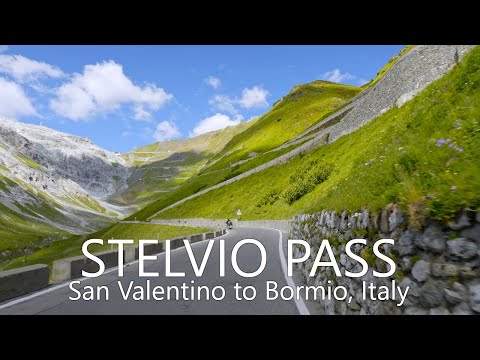 Scenic Drive to Stelvio Pass | San Valentino Alla Muta - Glorenza - Bormio 4K