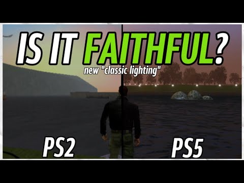 Is GTA III: DE’s “classic lighting” faithful to the PS2?