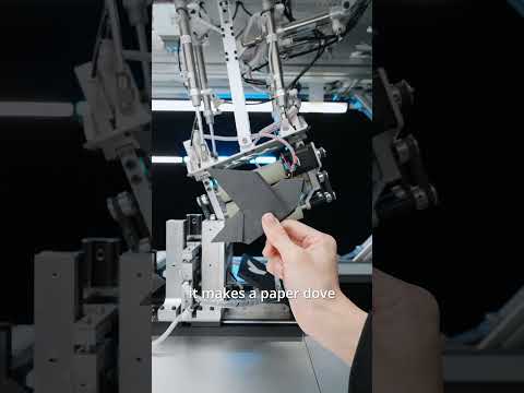 We Built a Paper Dove Machine Line