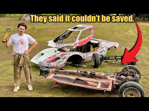 I Rebuilt the Destroyed Chassis on My Abandoned 80s Supercar