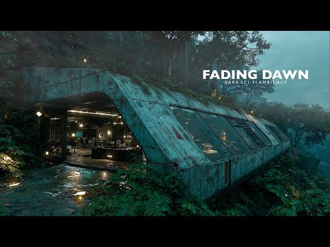 Nightfall at the Jungle Outpost – Post-Apocalyptic Sci-Fi Ambience | 4K