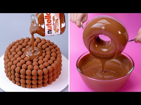 Melted Chocolate Cake Decorating Recipes | Amazing Chocolate Cake Hacks | Top Yummy