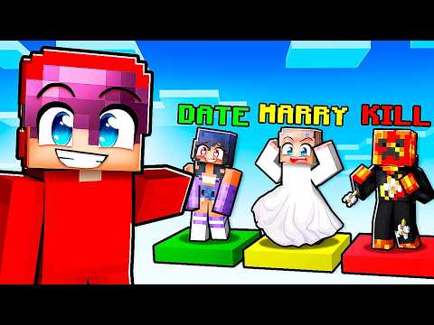 Minecraft DATE MARRY KILL (YouTuber Edition)