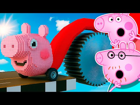 PEPPA PIG vs SAW TRAPS..