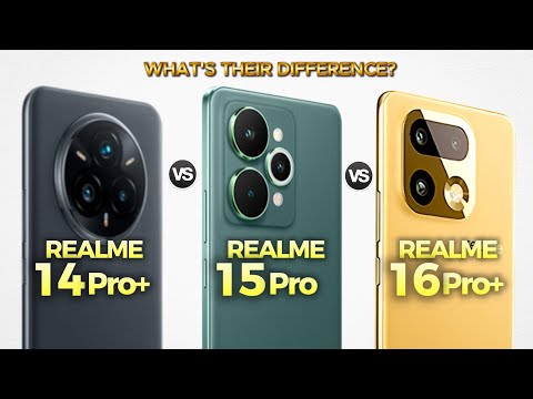 Realme 14 Pro+ vs Realme 15 Pro vs Realme 16 Pro+ Full Comparison