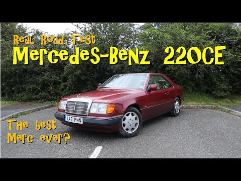 Real Road Test: Mercedes-Benz 220CE (W124) - Includes slow-mo wiper action!