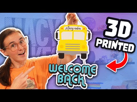 Turning SVGs into 3D ART - Back to School Decorations using Adobe Illustrator