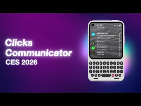 Clicks Communicator: BlackBerry Alternative Phone with Physical Keyboard & MagSafe ($399) CES 2026