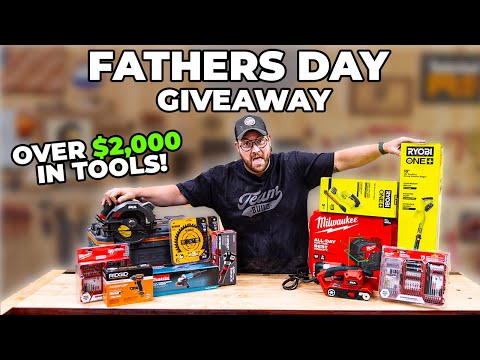 Fathers Day LIVE - TOOL GIVEAWAY & HUGE ANNOUNCEMENT