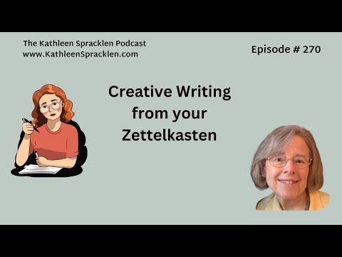 Creative Writing from your Zettelkasten