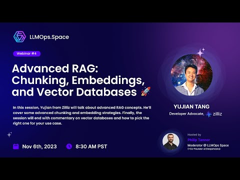 Advanced RAG: Chunking, Embeddings, and Vector Databases 🚀 | LLMOps