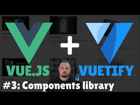 Vue.js + Vuetify component library: easy to use and looks cool!