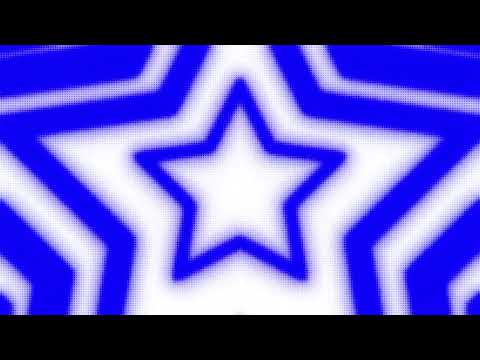 White and Blue Y2k Neon LED Lights Star Background || 1 Hour Looped HD