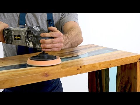 How to Make a Resin River Table Using Clear Epoxy Resin